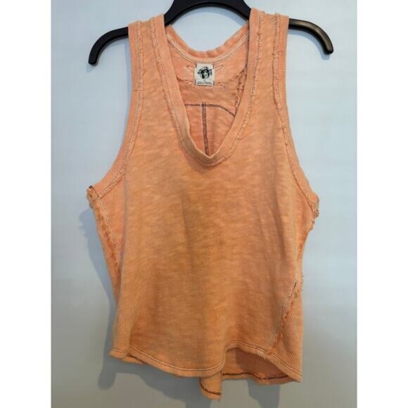 Free People We The Free Cotton Knit Top Sleeveless Womens Size Small Earthcore - Picture 1 of 4